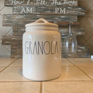 Rae Dunn GRANOLA CANISTER